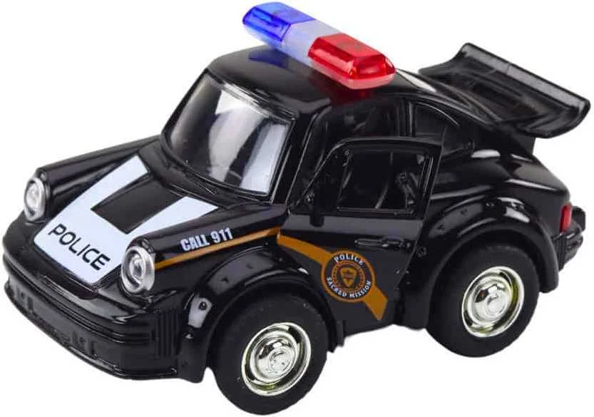 Lean Toys Klasikinis policijos automobilis 1:38 su šviesomis ir garsais