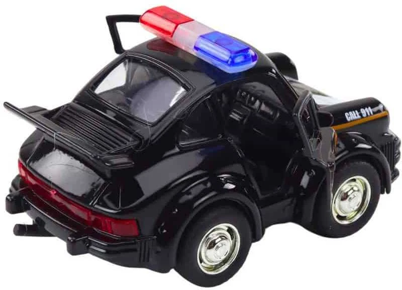 Lean Toys Klasikinis policijos automobilis 1:38 su šviesomis ir garsais