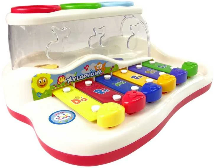 Lean Toys Ksilofonas su plaktuku vaikams nuo 18 mėn.