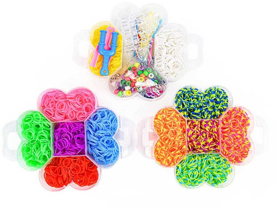 Lean Toys Gumelių Rinkinys Apyrankėms Kurti, 4500 vnt.