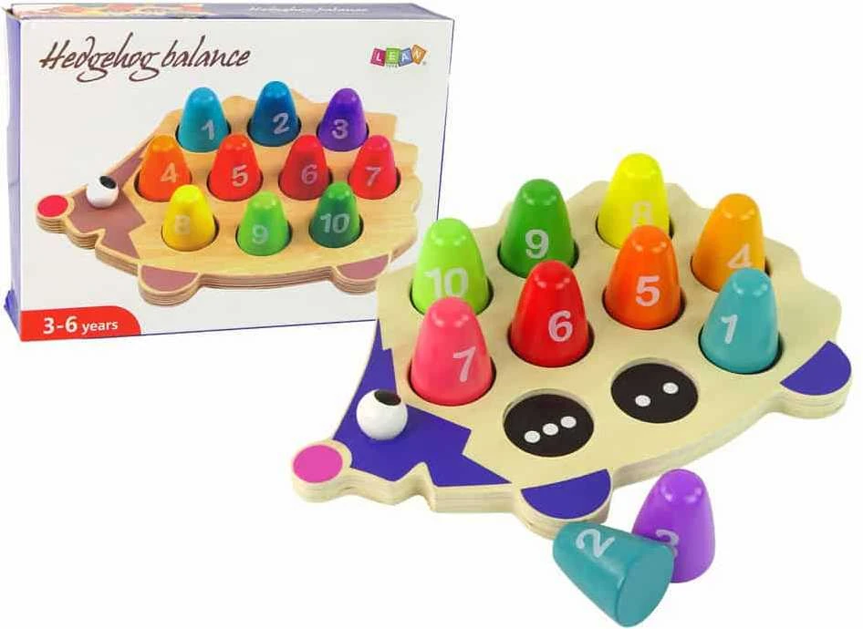 Lean Toys Medinis žaidimas Ežiukas
