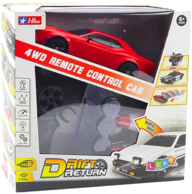 Lean Toys Nuotoliniu būdu valdomas 4WD driftinis automobilis RC 4WD