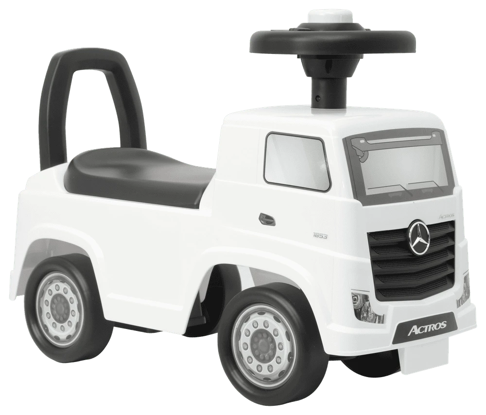 Lean Cars Vaikiškas automobilis Mercedes Actros 3316TA, baltas