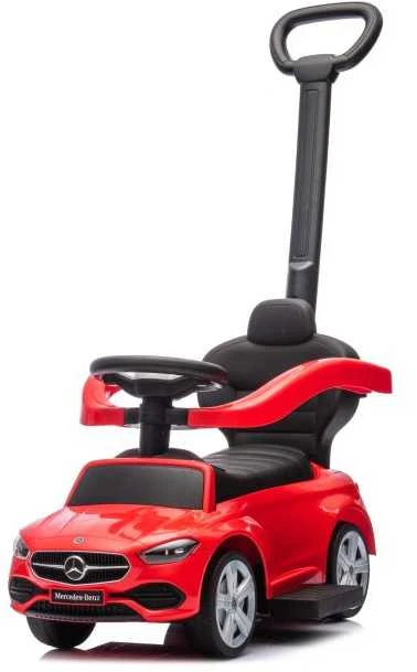 Lean Toys Paspiriamas automobilis Mercedes 3in1 raudonas