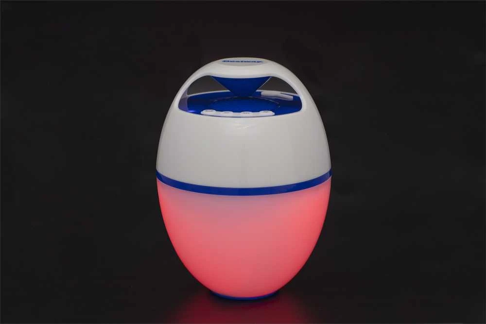 Bestway plaukiojantis MusicWave™ garsiakalbis su Bluetooth ir 58700 LED lempute