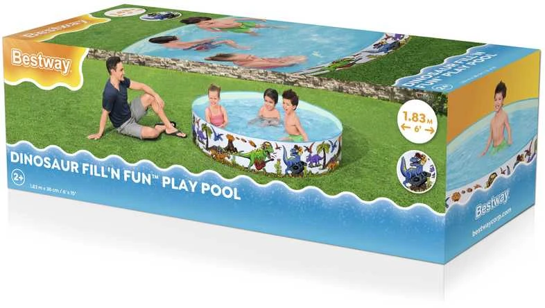 Pagrindai Fill N Fun Pool Dinozaury BESTWAY