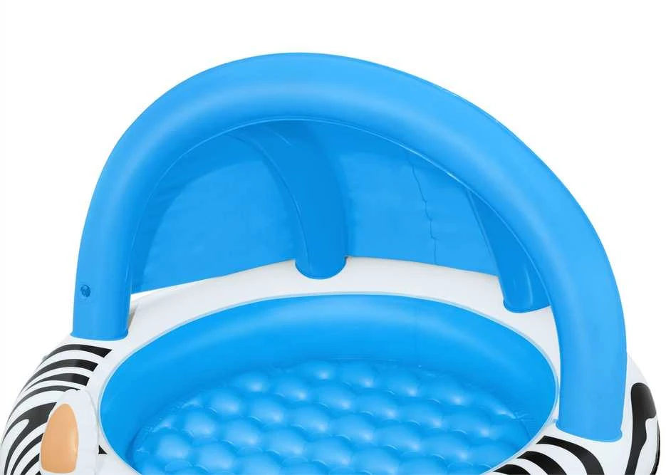Bestway Bestway 52559 Pripučiamas baseinas su stogu ir pumpuojamu dugnu Zebra 97cm x 66cm