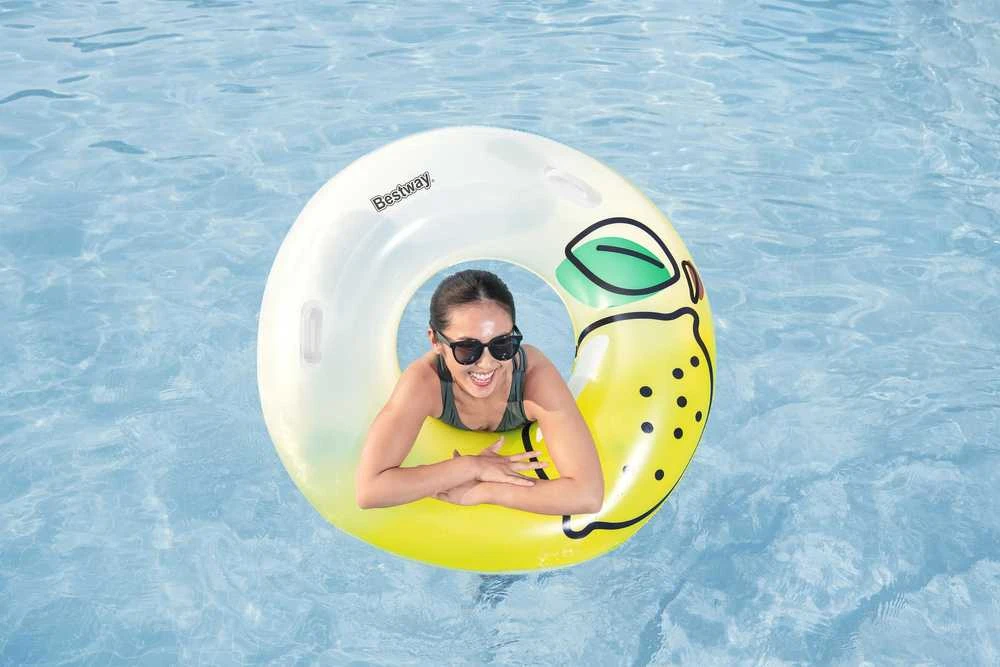 Bestway plaukimo žiedas su rankenomis LEMON 114 CM 36448