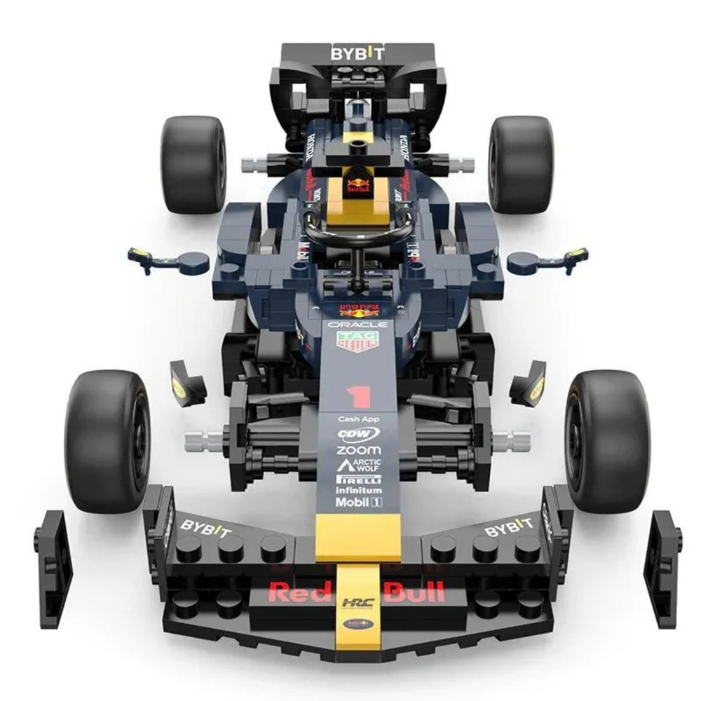 Raudona Bull F1 RB19 1:24 Rastar 92500 Konstravimo Rinkinys