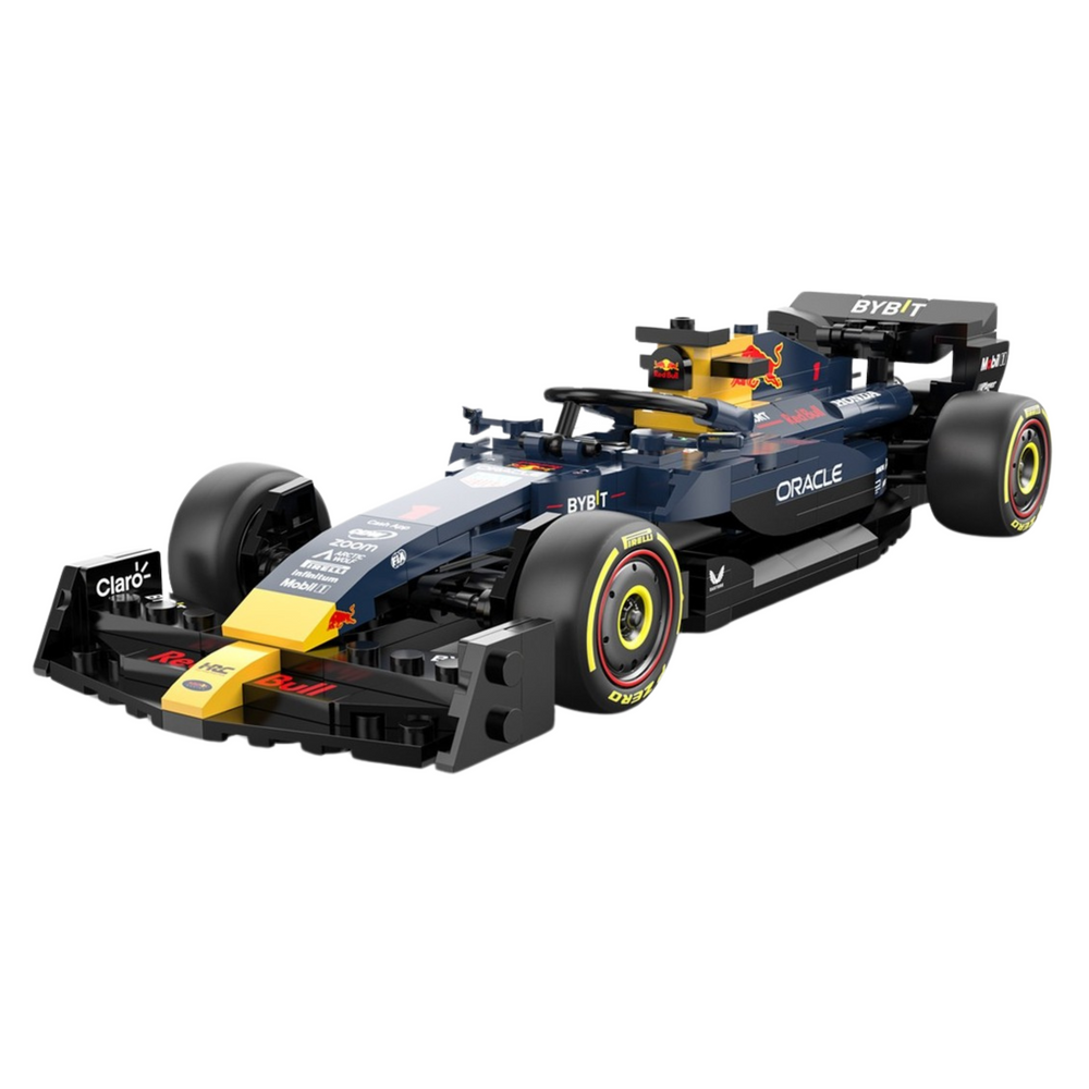 Raudona Bull F1 RB19 1:24 Rastar 92500 Konstravimo Rinkinys