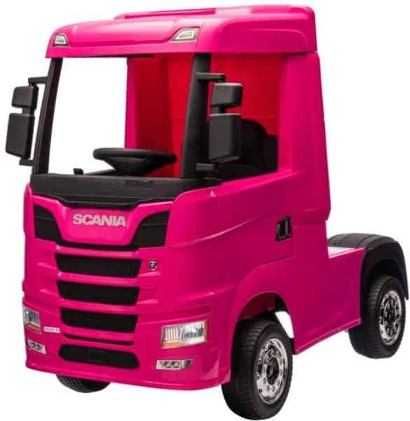 Lean Cars Akumuliatorinis automobilis vaikams Scania 500R HL698 Rožinis 4x4