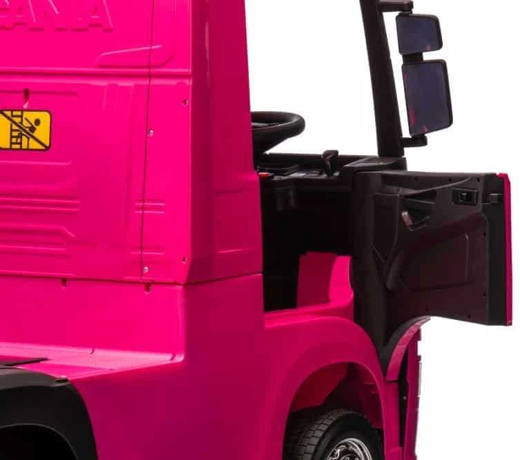 Lean Cars Akumuliatorinis automobilis vaikams Scania 500R HL698 Rožinis 4x4