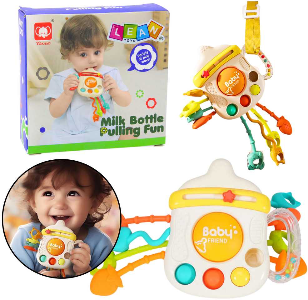 Lean Toys Sensorinis žaislas kūdikiams 3in1