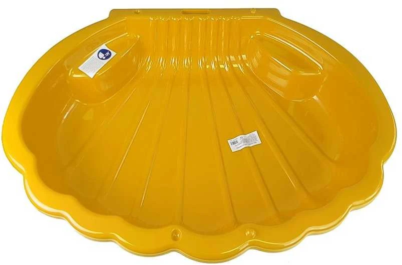 Piaskownica Smėlio dėžė Kriauklė Lean Toys, 2075, geltona