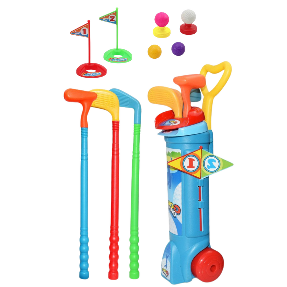 Lean Toys Vaikiškas golfo rinkinys su ratukais