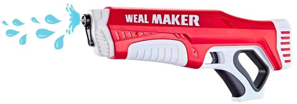 Lean Toys Automatinis vandens pistoletas, raudonas, 350 ml
