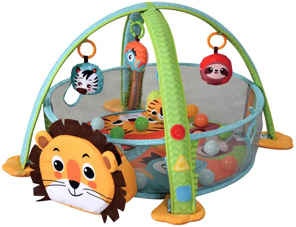 Lean Toys Žaidimų kilimėlis Konig Kids su kamuoliukais