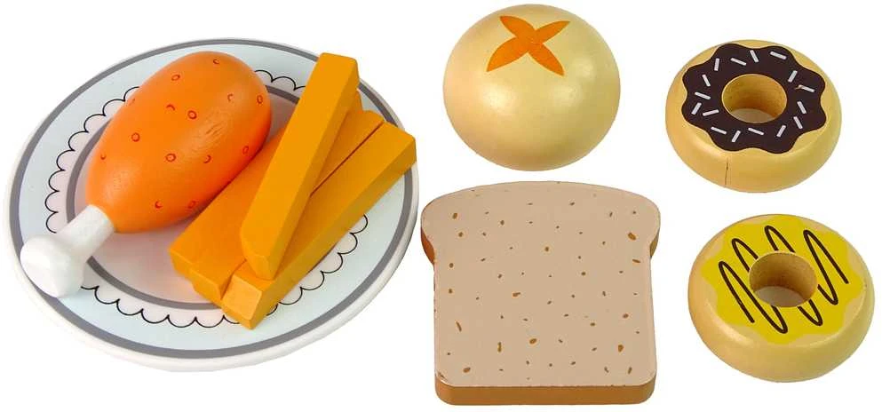 Lean Toys Žaislinė mikrobangų krosnelė su priedais, balta