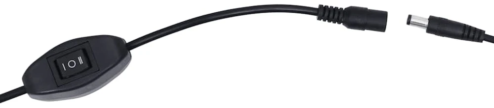 LED akvariumo lempa su spaustukais, mėlyna ir balta, 115-130cm
