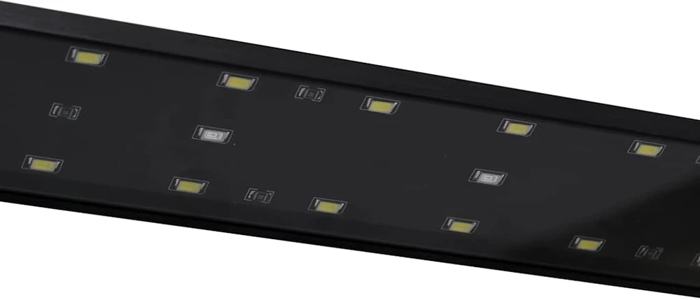 LED akvariumo lempa su spaustukais, mėlyna ir balta, 90-105cm