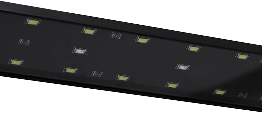 LED akvariumo lempa su spaustukais, mėlyna ir balta, 115-130cm