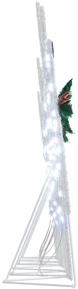 LED elniai 6 vnt. Sidabro 45 x 19 x 65 cm audinys