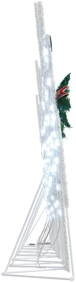LED elniai 7 vnt. Balta 43 x 18 x 66 cm audinys