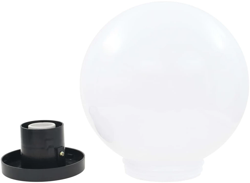 LED lempos, rutulio formos, 2vnt., sferinės, 25cm, PMMA