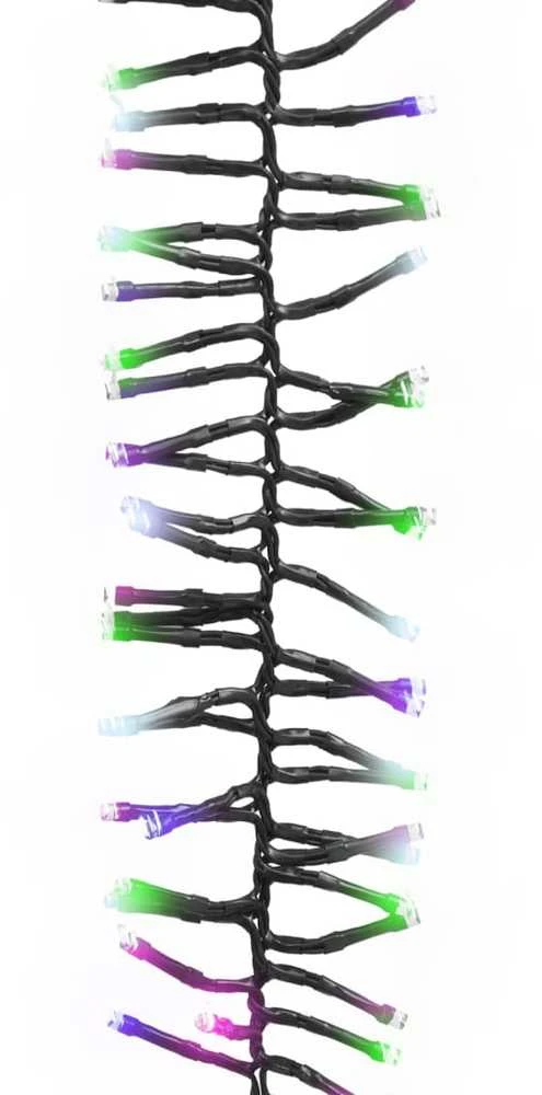 LED lempučių girlianda, 11m, PVC, 1000 pastelinių LED, tanki