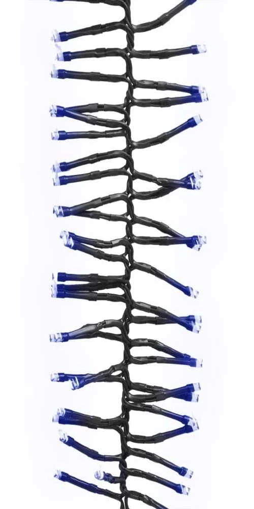 LED lempučių girlianda, 17m, PVC, 2000 mėlynų LED, tanki