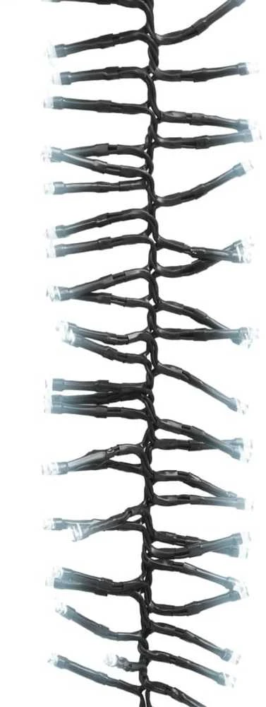 LED lempučių girlianda, 17m, PVC, 2000 šaltų baltų LED, tanki