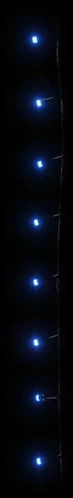LED lempučių girlianda, 200m, PVC, 2000 mėlynos spalvos LED