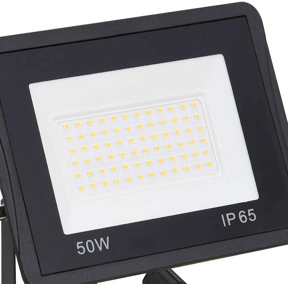 LED prožektorius su rankena, šiltos baltos spalvos, 2x50W