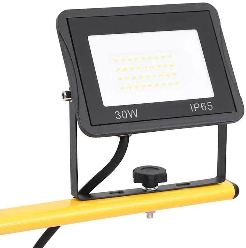 LED prožektorius su trikoju, šaltos baltos spalvos, 2x30W
