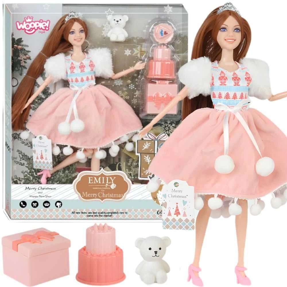 Lėlė Emi šventinė princesė su meškiuku WOOPIE ROYAL