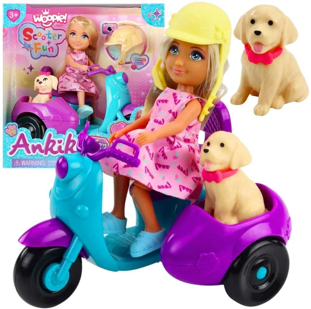 Lėlė su motoroleriu WOOPIE ROYAL