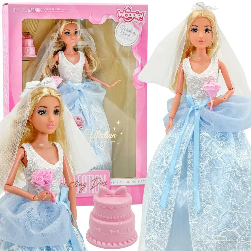Lėlė WOOPIE ROYAL LILY nuotaka su tortu