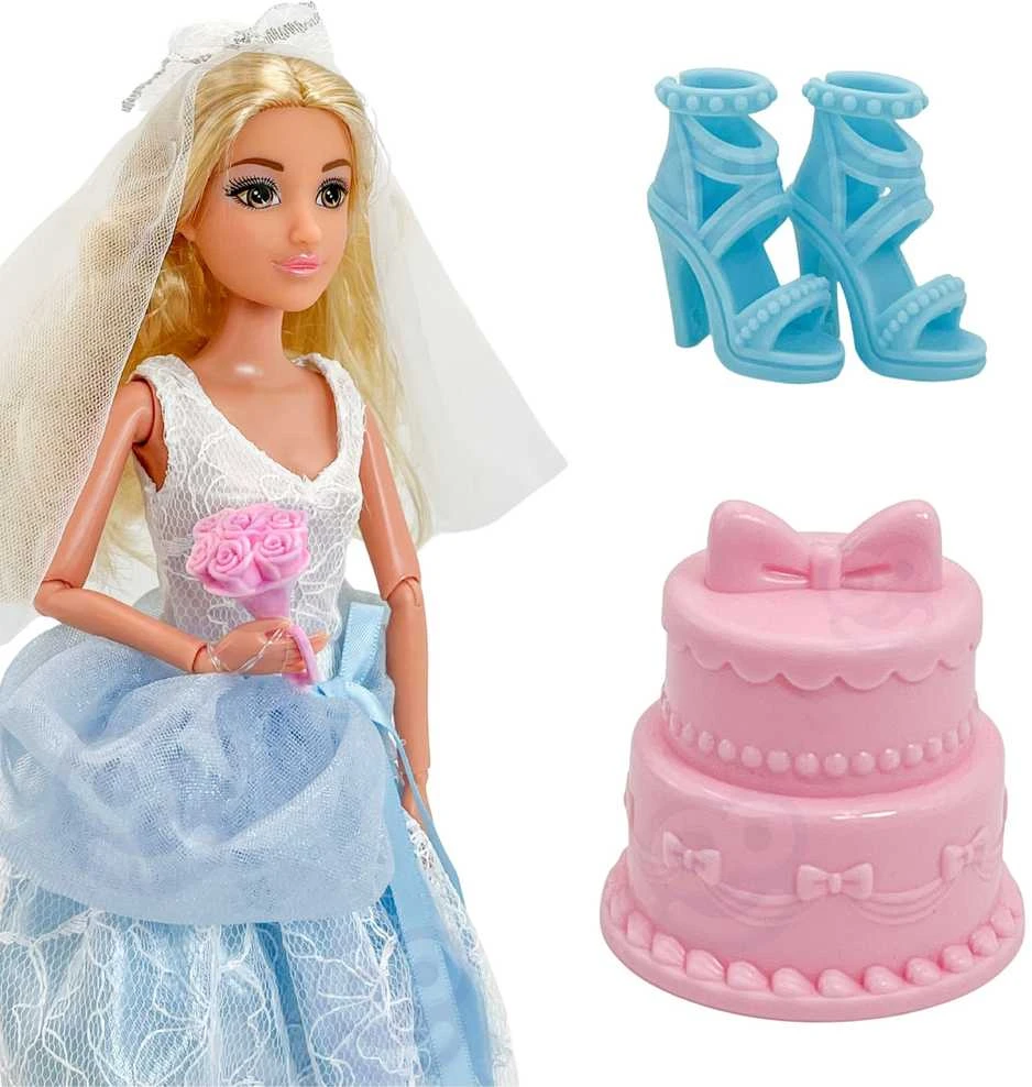 Lėlė WOOPIE ROYAL LILY nuotaka su tortu