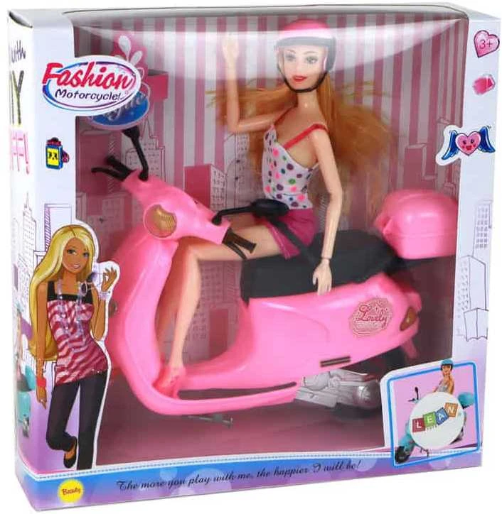 Lėlė su motoroleriu Lean toys