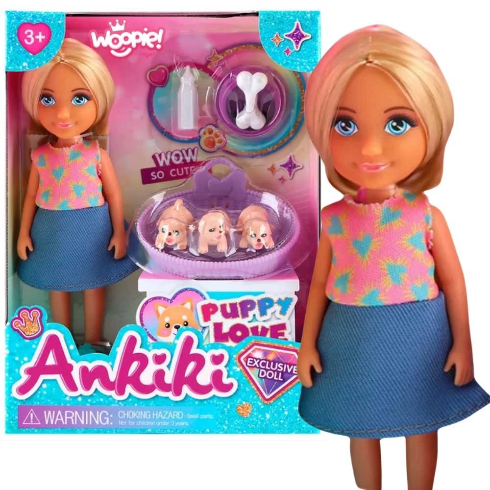 Lėlės rinkinys su šuniukais WOOPIE ROYAL