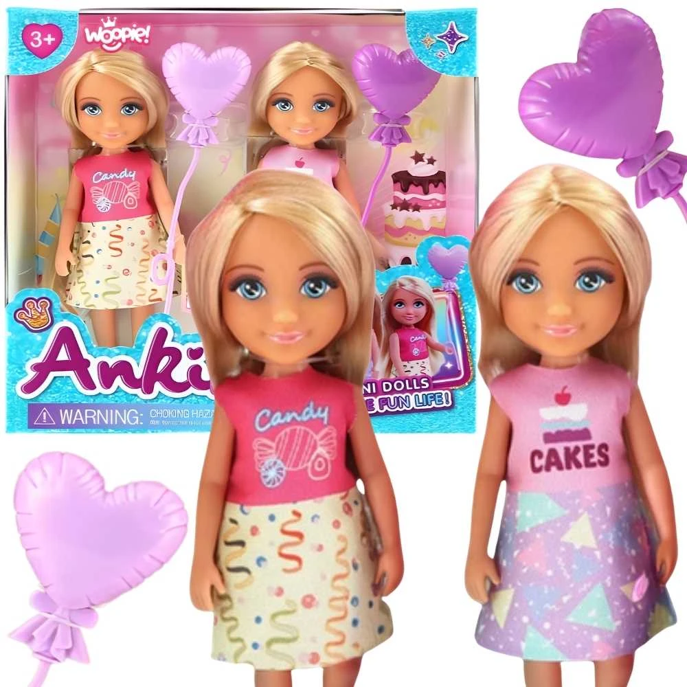 Lėlių gimtadienio rinkinys Candy Cakes WOOPIE ROYAL