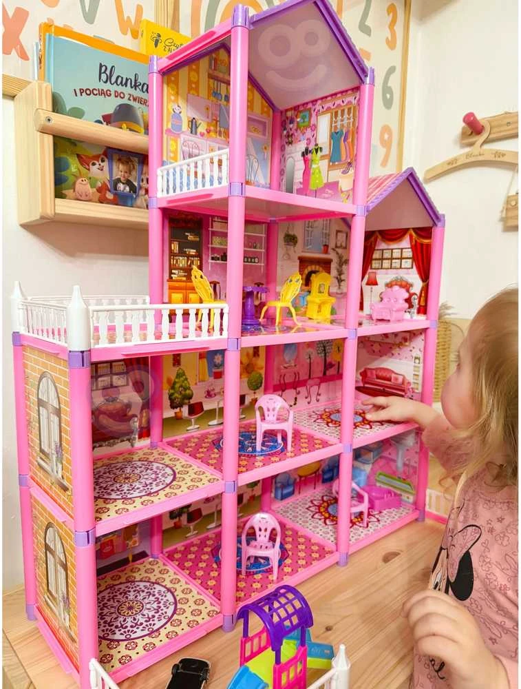 WOOPIE Lėlių namelis LOVELY HOUSE 194 el.