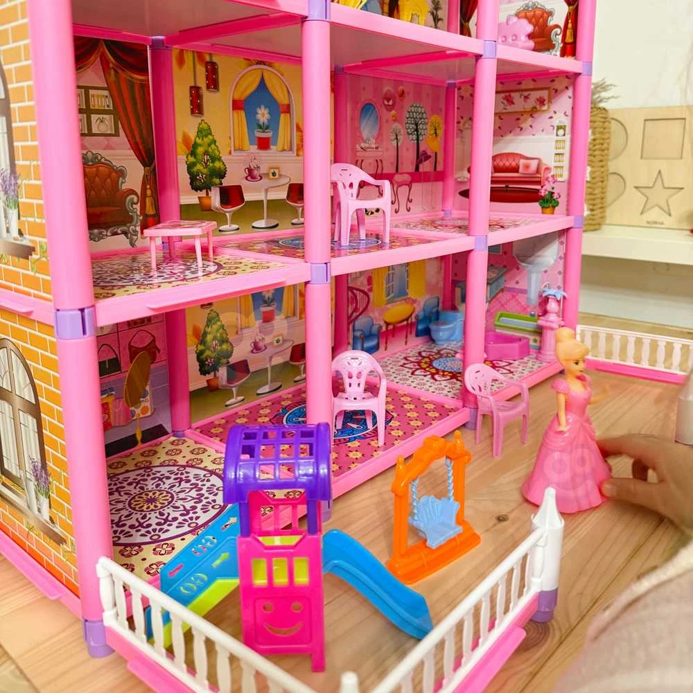 WOOPIE Lėlių namelis LOVELY HOUSE 194 el.