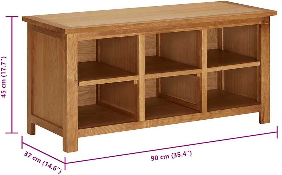 Lentyna batams, 90x37x45cm, ąžuolo medienos masyvas