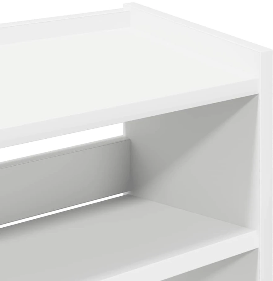 Lentyna batams, baltos spalvos, 60x25x81 cm, apdirbta mediena