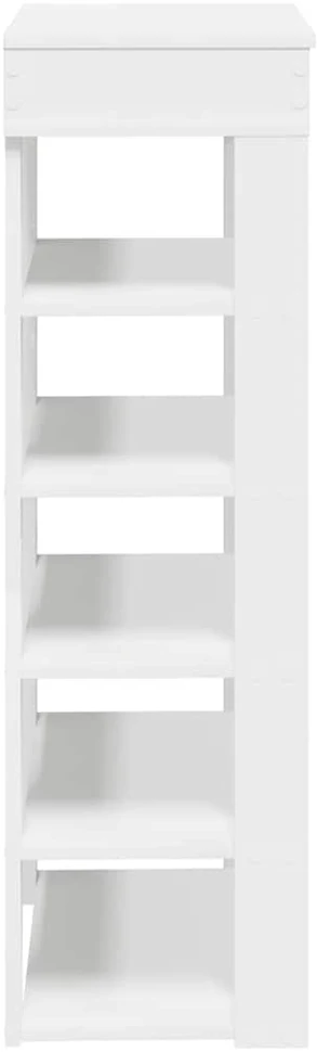Lentyna batams, baltos spalvos, 60x30x98cm, apdirbta mediena