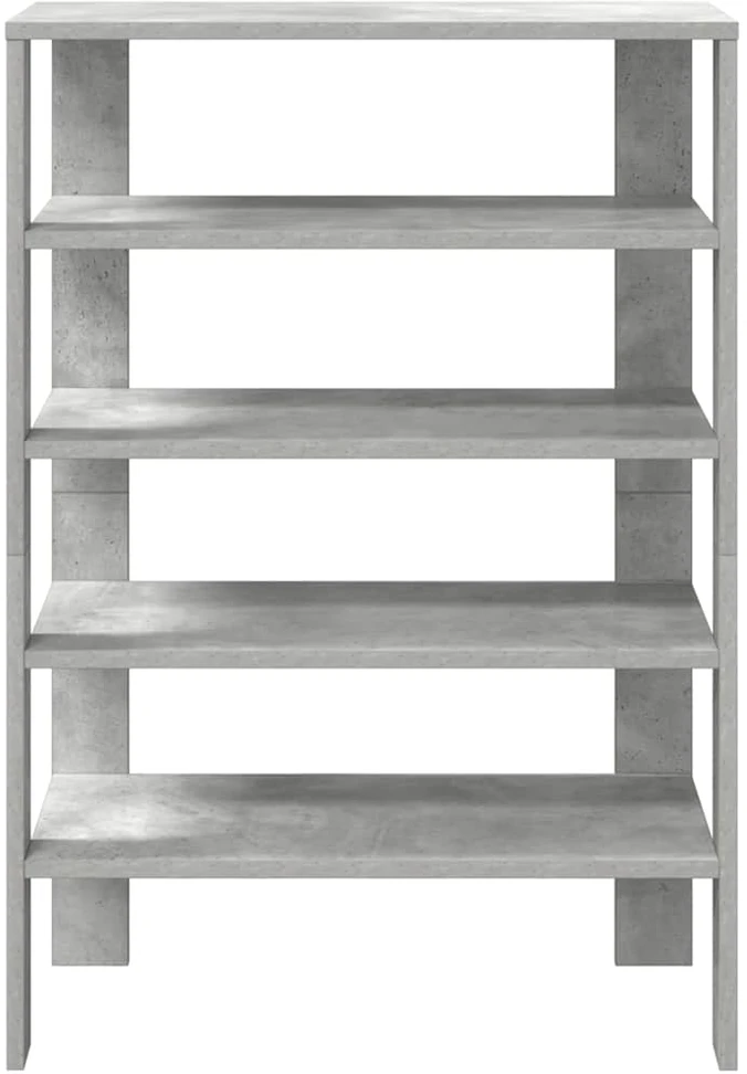 Lentyna batams, betono pilka, 61x32x87,5cm, apdirbta mediena