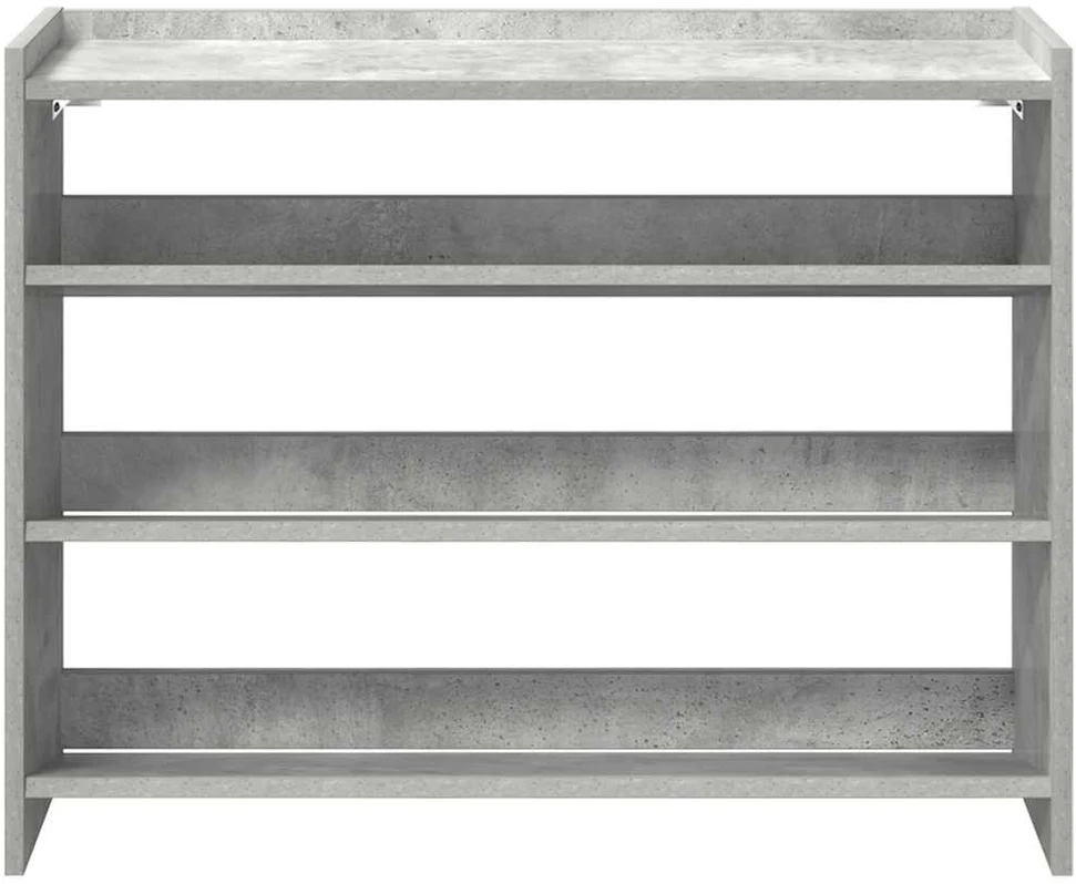 Lentyna batams, betono pilka, 80x25x62cm, apdirbta mediena