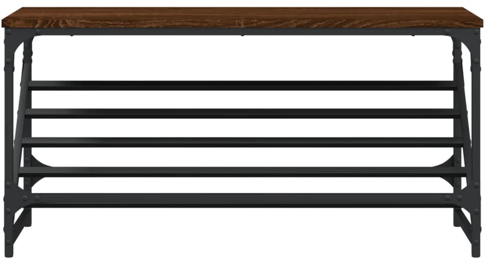 Lentyna batams, ruda ąžuolo, 90x30x45cm, apdirbta mediena