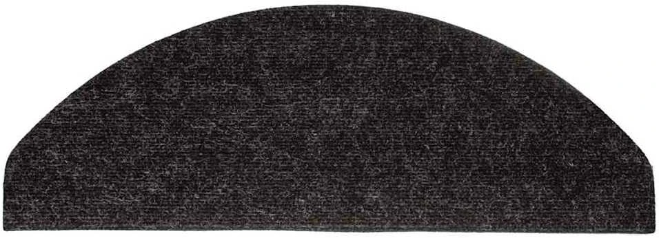 Lipnūs laiptų kilimėliai, 15vnt., antracito, 65x22,5x3,5cm